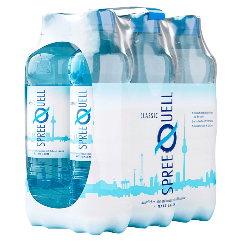 Spreequell Mineralwasser Classic 6x0,5l